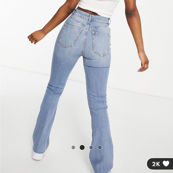 ASOS | High Rise Flare Jeans - Picture 4 of 6
